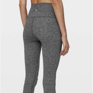 Lululemon Wunder Under Full Length Leggings | Grey Heathered | Size 6